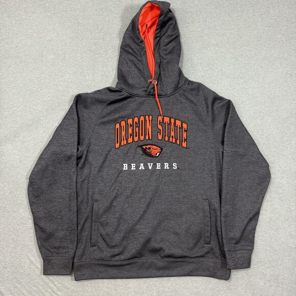 Stadium Athletics Other - Oregon State Beavers Hoodie Mens XL Embroidered Logo Grey Orange Athleisure